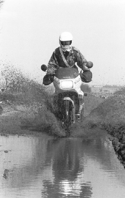 Transalp in water